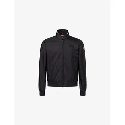 Moncler S  Reppe Logo-patch Shell Jacket In Black