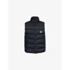 Moncler Tibb Down Gilet In Blue