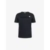 Moncler Men T-shirt With Flocked Cotton Logo