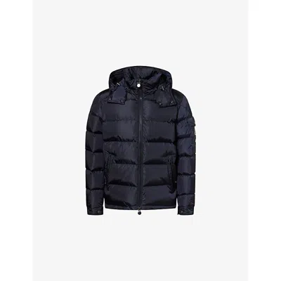 Moncler Mens Navy Maya Matte Shell-down Jacket In Multi