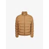 Moncler Mens Open Beige Baudinet Padded Shell-down Jacket