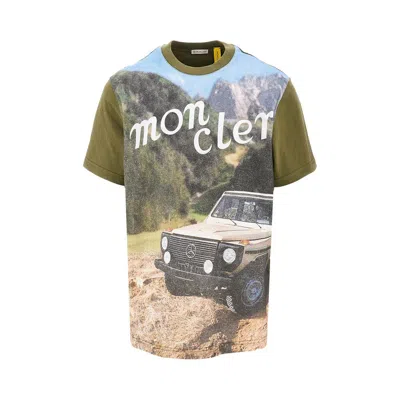 Moncler Mercedes Benz X Nigo Genius X Mb By Nigo Printed T-shirt In Green