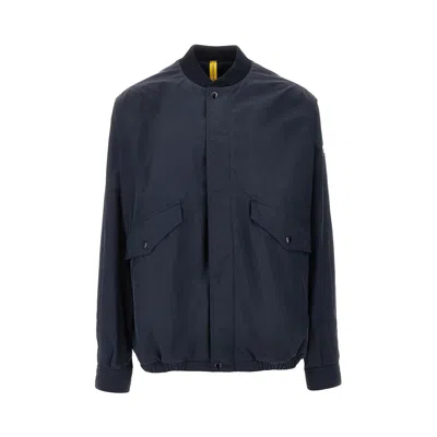 Moncler Mercedes Benz X Nigo Genius X Mb By Nigo 'tatenen' Bomber Jacket In Blue