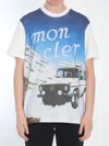 MONCLER MERCEDES PRINTED T-SHIRT