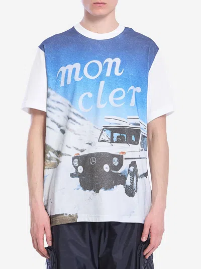 MONCLER MERCEDES PRINTED TSHIRT