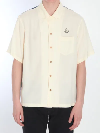 Moncler Mercedes Satin Shirt In White