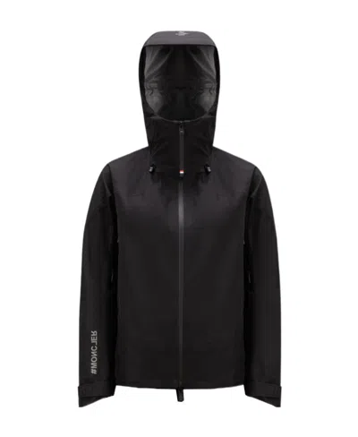 Moncler Meribel Gore-tex Hooded Jacket In Black