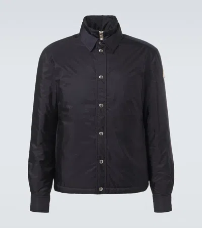 Moncler Meridelle Down Blouson Jacket In Blue