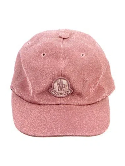 Pre-owned Moncler Metallic Baseball Cap W/tags