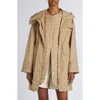 Moncler Meudon Long Parka In Beige