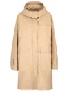 Moncler Meudon 3-in-1 Hooded Down Parka Coat In Beige