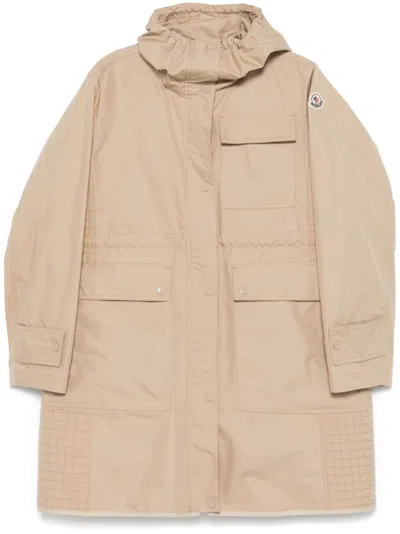 Moncler Meudon Parka In Neutrals