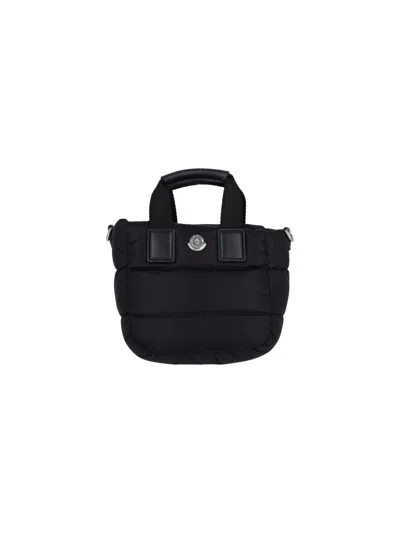Moncler Micro Bag "caradoc" In Black  