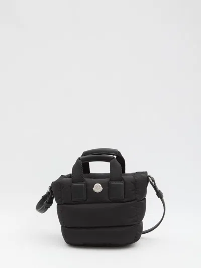 Moncler Micro Caradoc Bag In Black