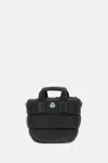 Moncler Micro Shoulder Bag With Quilted Design And Removable Strap In Black