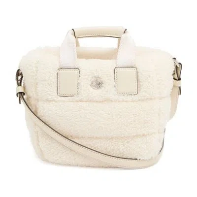Moncler Micro Caradoc Crossbody Bag In White