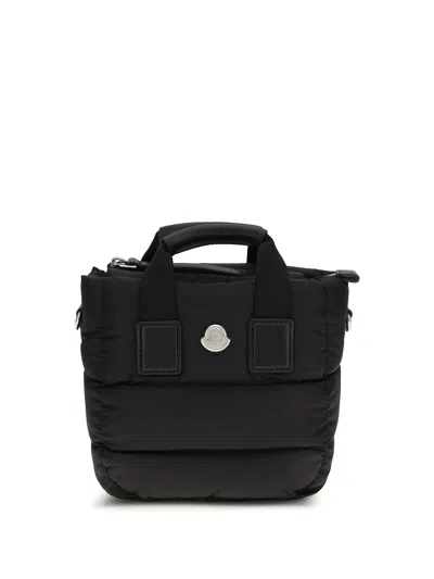 Moncler Micro Caradoc Handbag In Black