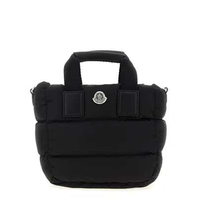 Moncler Micro Caradoc Handbag In Black