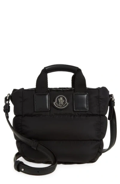 MONCLER MONCLER MICRO CARADOC PUFFER CROSSBODY TOTE