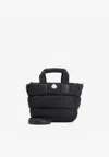 Moncler Micro Caradoc Shoulder Bag In Black