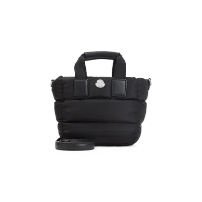 Moncler Micro Caradoc Shoulder Bag Women In Black