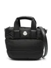 Moncler Micro Caradoc Tote Bag In Black