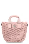 Moncler Small Caradoc Tote Bag In Pink