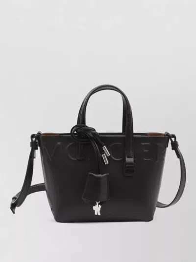 Moncler Micro Tote Bag Calfskin Logo Charm