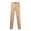 Moncler Drawstring-waist Straight-leg Pants In Brown