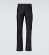 Moncler Mid-rise Straight Jeans In Black