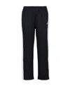 Moncler Mid-rise Striped Wide-leg Track Pants In Blue