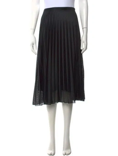 Pre-owned Moncler Midi Length Skirt In Black