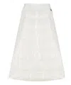 Moncler Padded Midi Skirt In White
