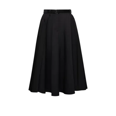Moncler Midi Skirt, Women, Black, Size: 42
