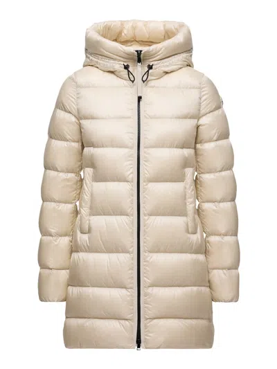 MONCLER MIDI SUYENNE DOWN JACKET WITH HOOD