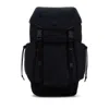 Moncler Canvas Backpack Front Flap Side Pockets