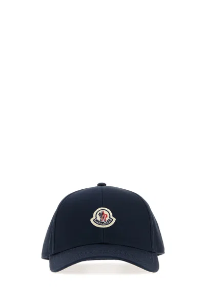 Moncler Midnight Blue Cotton Baseball Cap