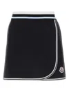 Moncler Logo-patch Wrap Tennis Skirt In 778