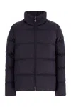Moncler Midnight Blue Mauzun Polyester Down Jacket In Blue