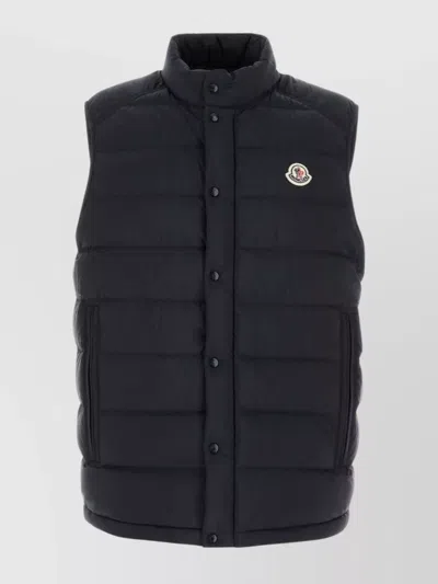 MONCLER MIDNIGHT BLUE NYLON BARTHE VEST