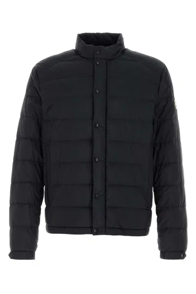 Moncler Midnight Blue Nylon Selves Down Jacket