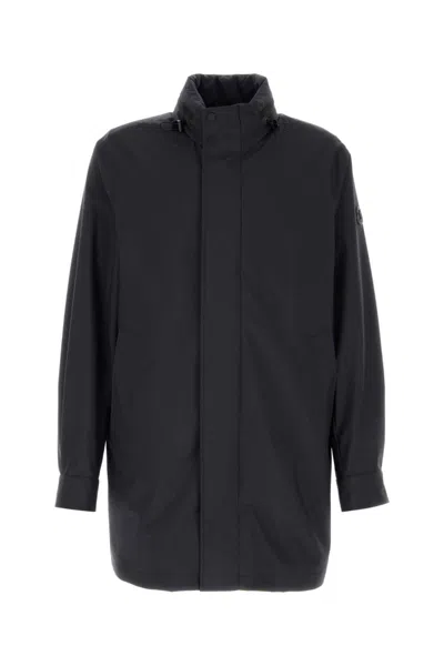 MONCLER MIDNIGHT BLUE POLYESTER LANCHE JACKET