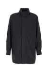 Moncler Midnight Blue Polyester Lanche Jacket In Black