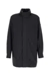 Moncler Midnight Blue Polyester Lanche Jacket In Black