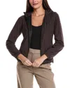 Moncler Mietres Hooded Shell Jacket In Brown