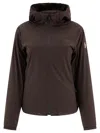 Moncler Mietres Zip-up Windbreaker Jacket In Brown