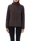 Moncler Mietres Packable Hooded Shell Jacket, Women, Brown, Size: 2 In Brown