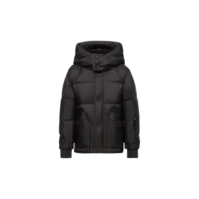 Moncler Kids' Miller Hooded Insulated Ski Jacket, Boys, Black, Size: 10y