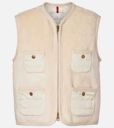 Moncler Mimosas Down Vest In Neutral