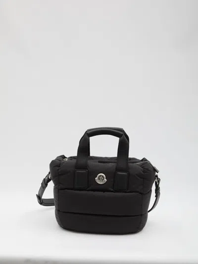 Moncler Mini Caradoc Bag In Black
